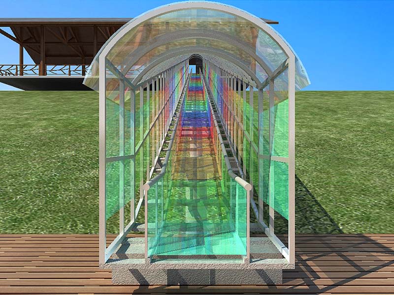 玻璃滑道 玻璃滑道