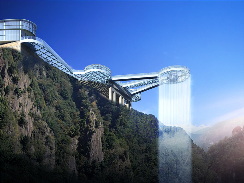Construction Case of Beijing Miyun Glass Corridor Bridge Project