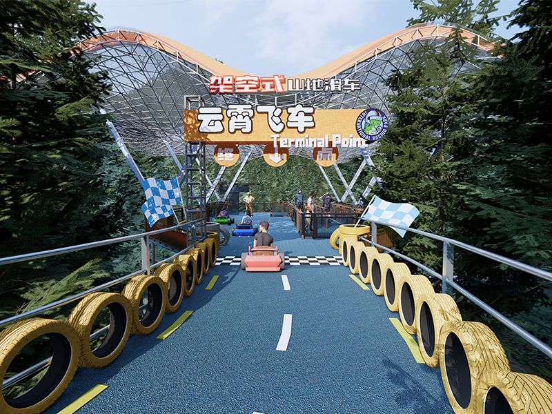 Mountain roller coaster-09